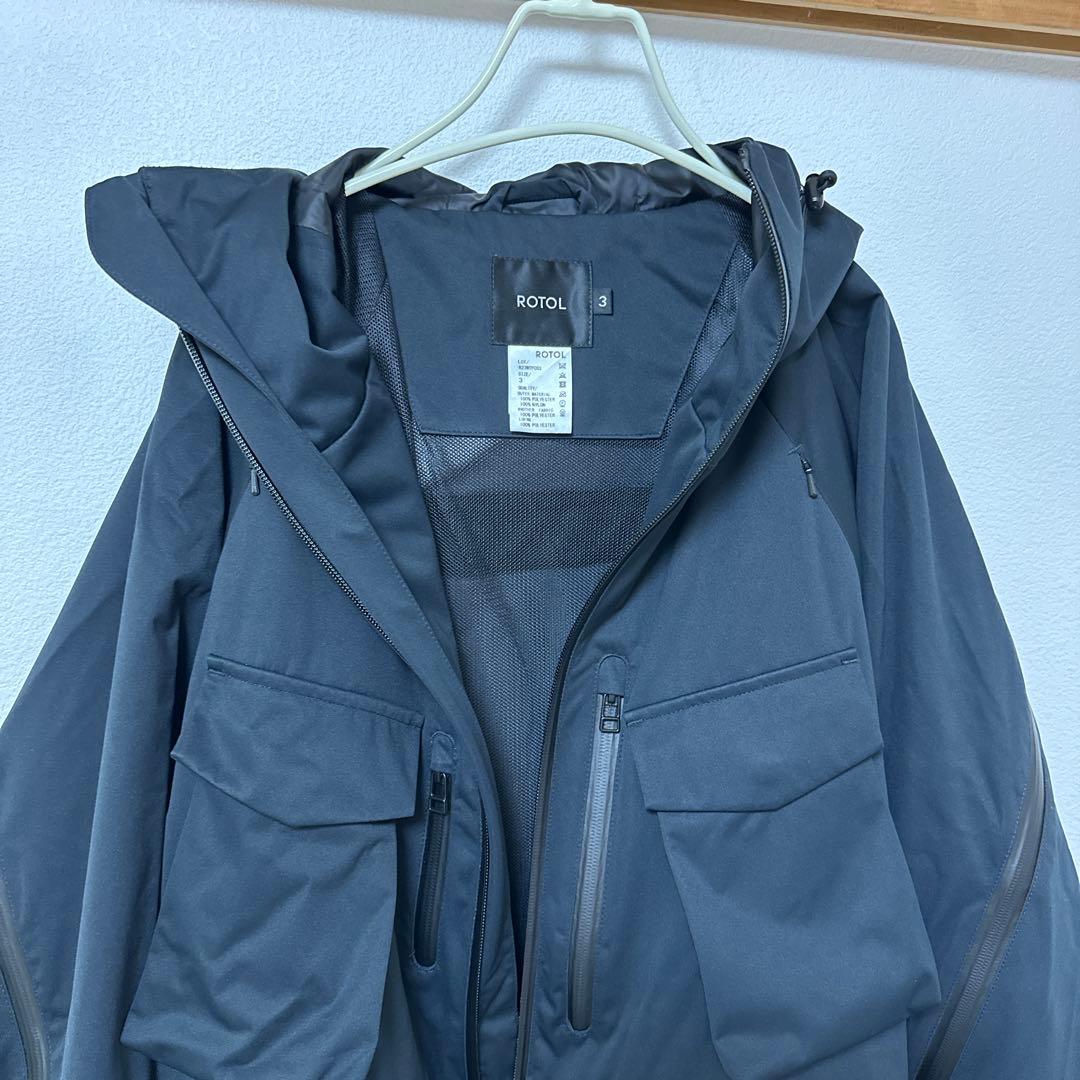 3 ROTOL ロトル SHELL PARKA mark:1.3 BLACK