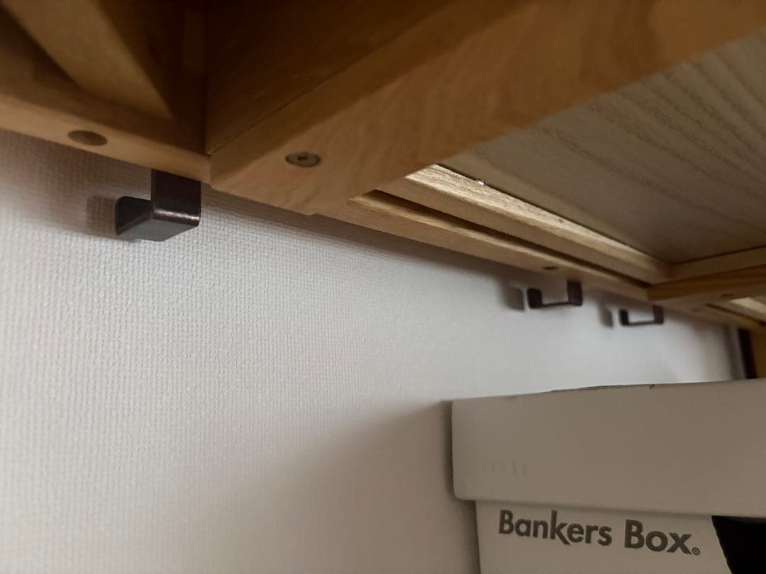 引き出し付きデスク 幅95cm ナチュラル 木製