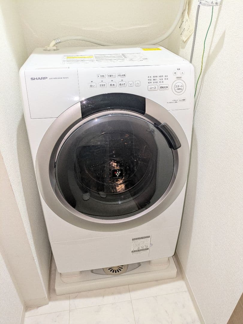 設置込 2023年製 シャープ 7kg ES-S7H-CLドラム式洗濯機 乾燥機