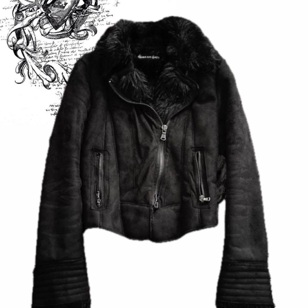 heaven and earth fur jacket お兄系 v系 グランジ