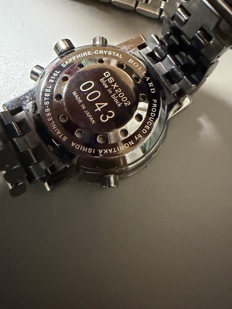 GSX BOLLARDクォーツ時計