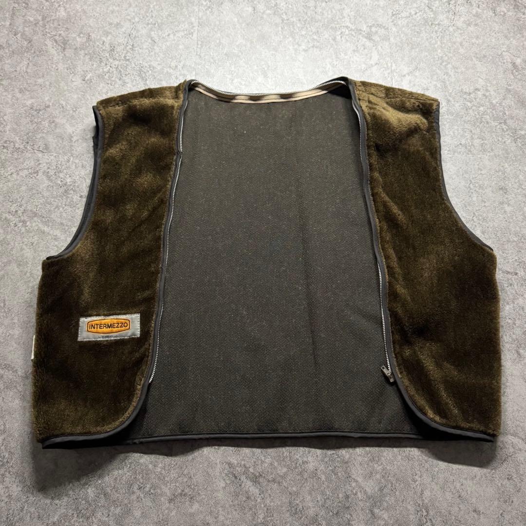 90s D'URBAN A-2 flight jkt 羊革　ボアライナー　短丈