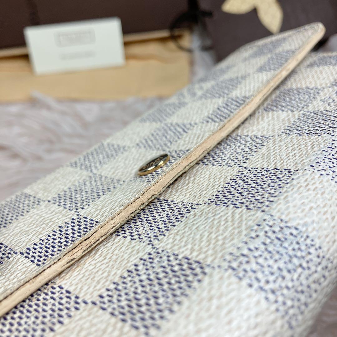 ルイヴィトン ダミエアズール ポルトフォイユ サラ レディース 長財布 付属品