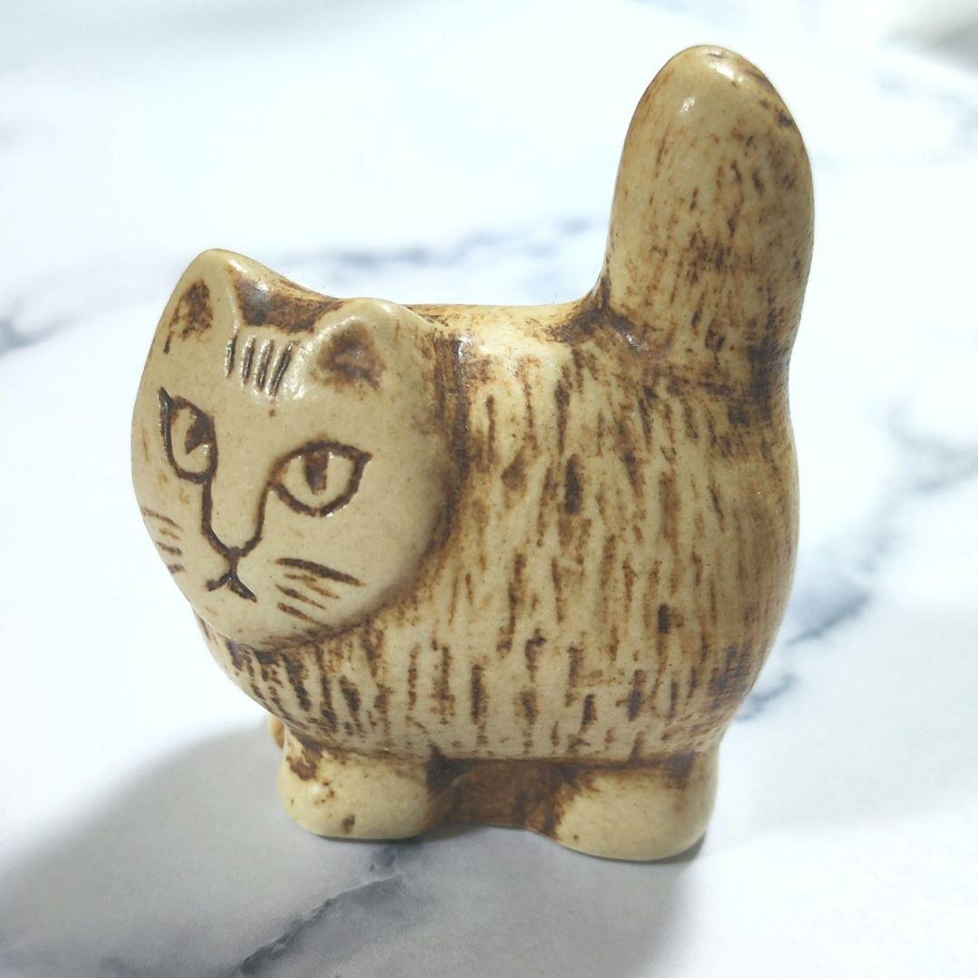 リサ ラーソン Lisa Larson ミニ ズー コレクション 猫　サイン入り