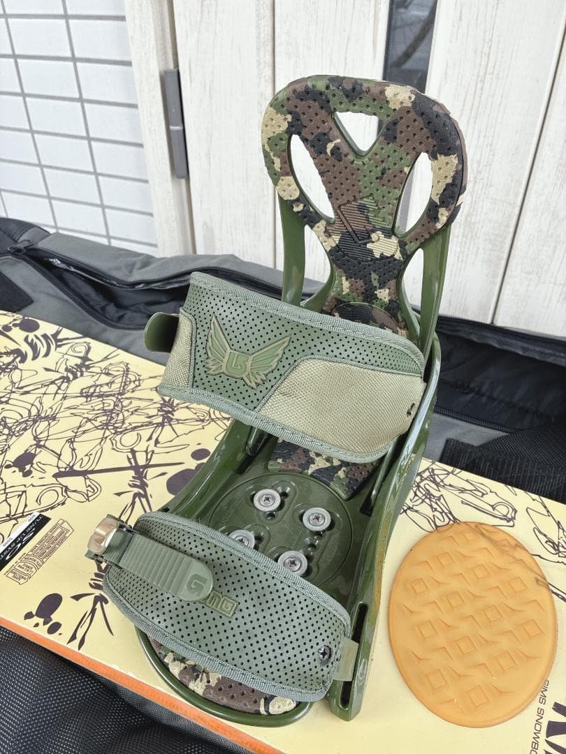 ⭐️ケース付⭐️BURTON×SIMS　シムス　スノーボードセット 153cm