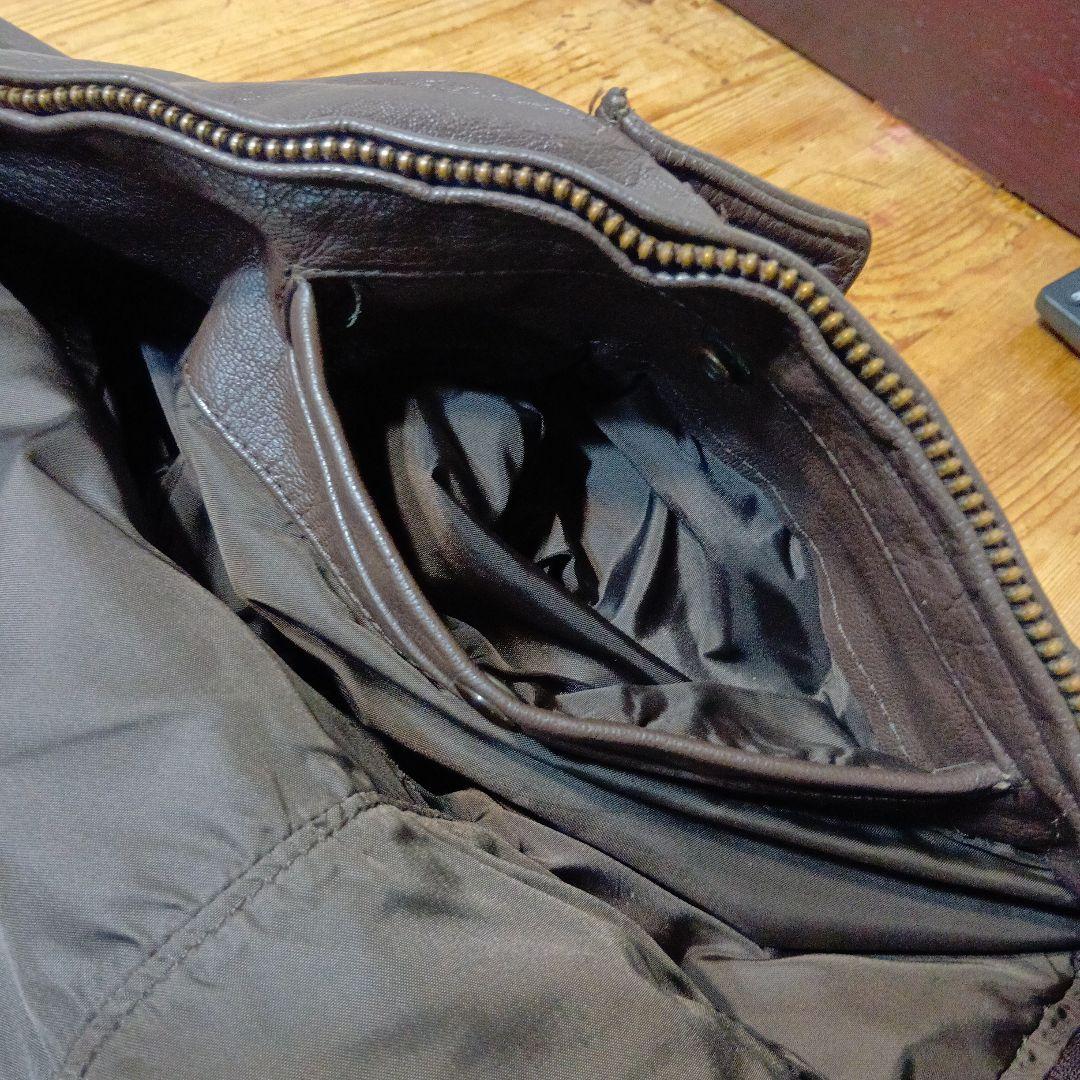 k*3様 米軍実物 G-1フライトジャケット レザージャケット 茶ボア ゴートハ