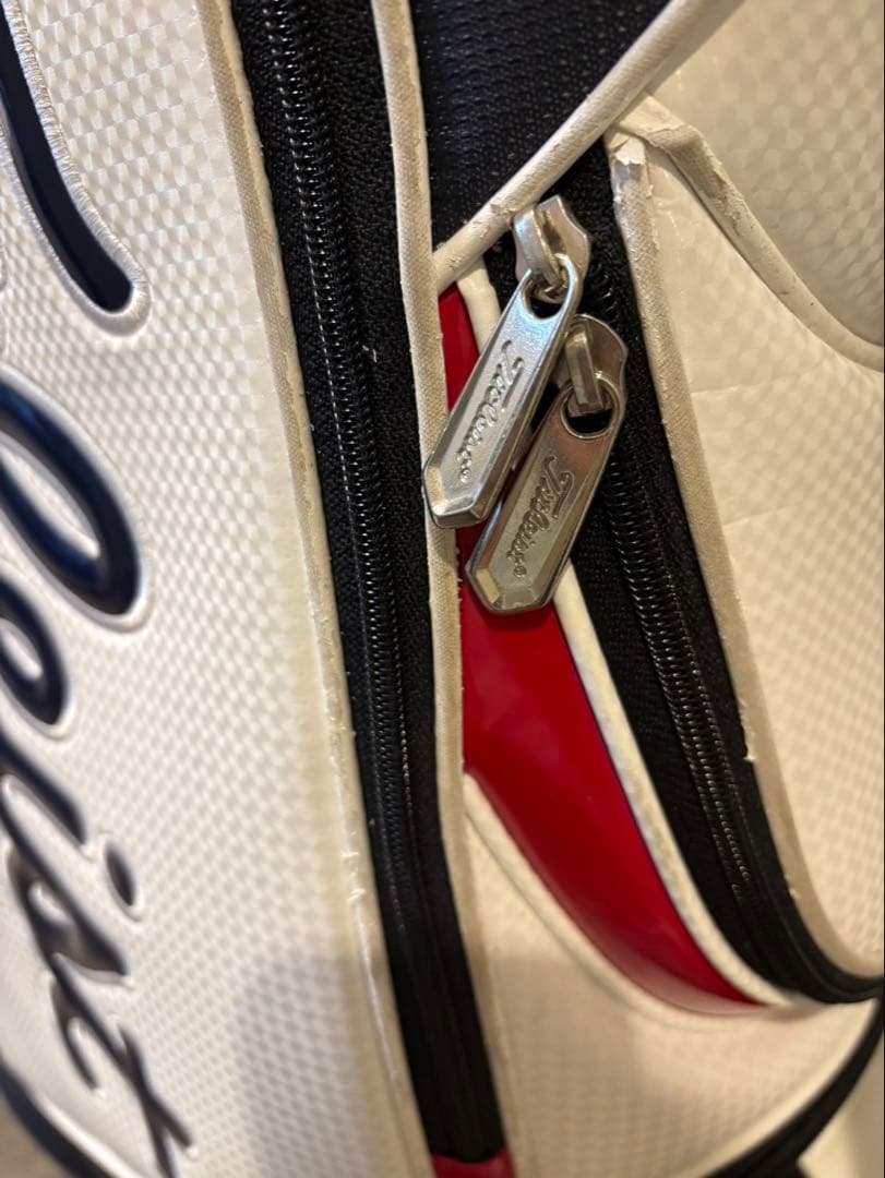 【お値下げ可】Titleist キャディバッグ ネイビーホワイト