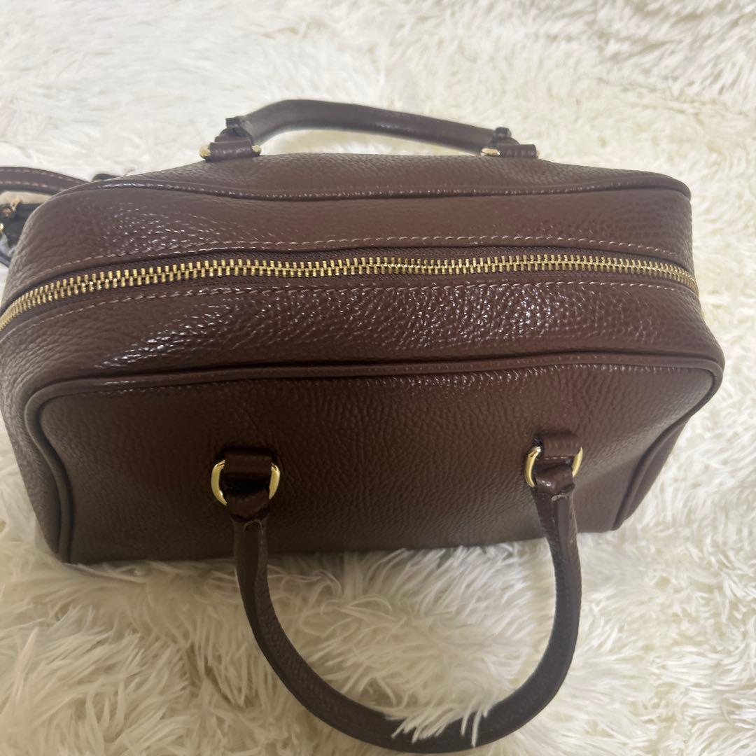 【未使用級】AULENTTI オウレンティ 2WAYスクエアボストン