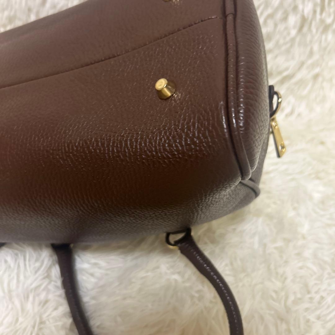 【未使用級】AULENTTI オウレンティ 2WAYスクエアボストン