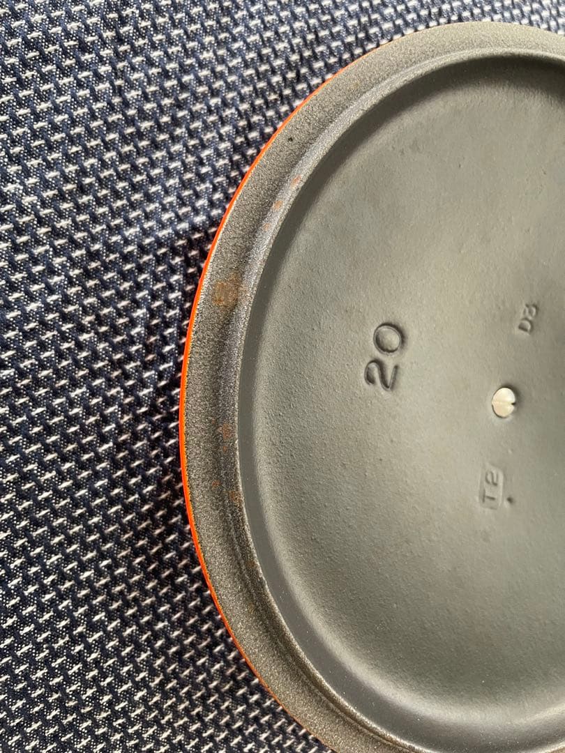 ル・クルーゼ両手鍋 オレンジ 20cm