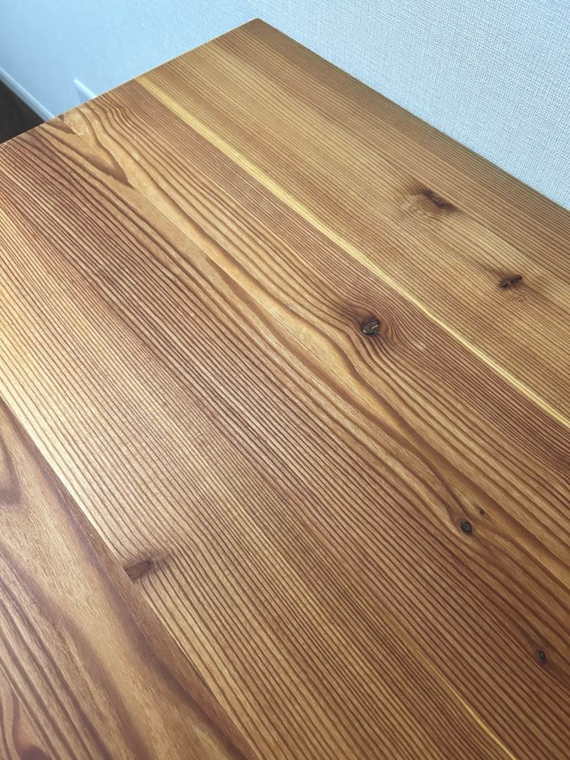 【良品】無垢材ダイニングテーブル120×60cm