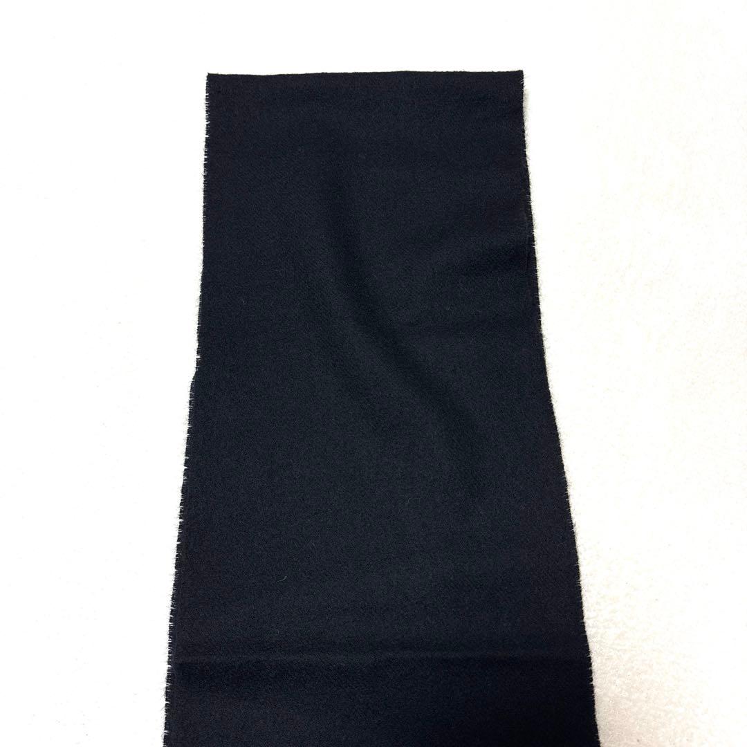 新品未使用 フレッドペリー マフラー 羊毛100% ブラック ユニセックス 秋冬