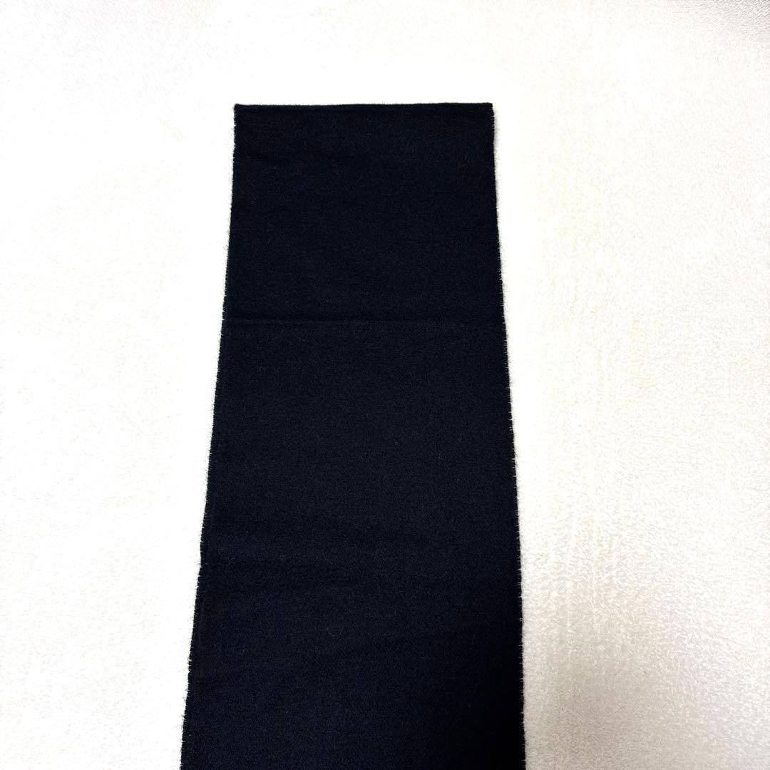 新品未使用 フレッドペリー マフラー 羊毛100% ブラック ユニセックス 秋冬