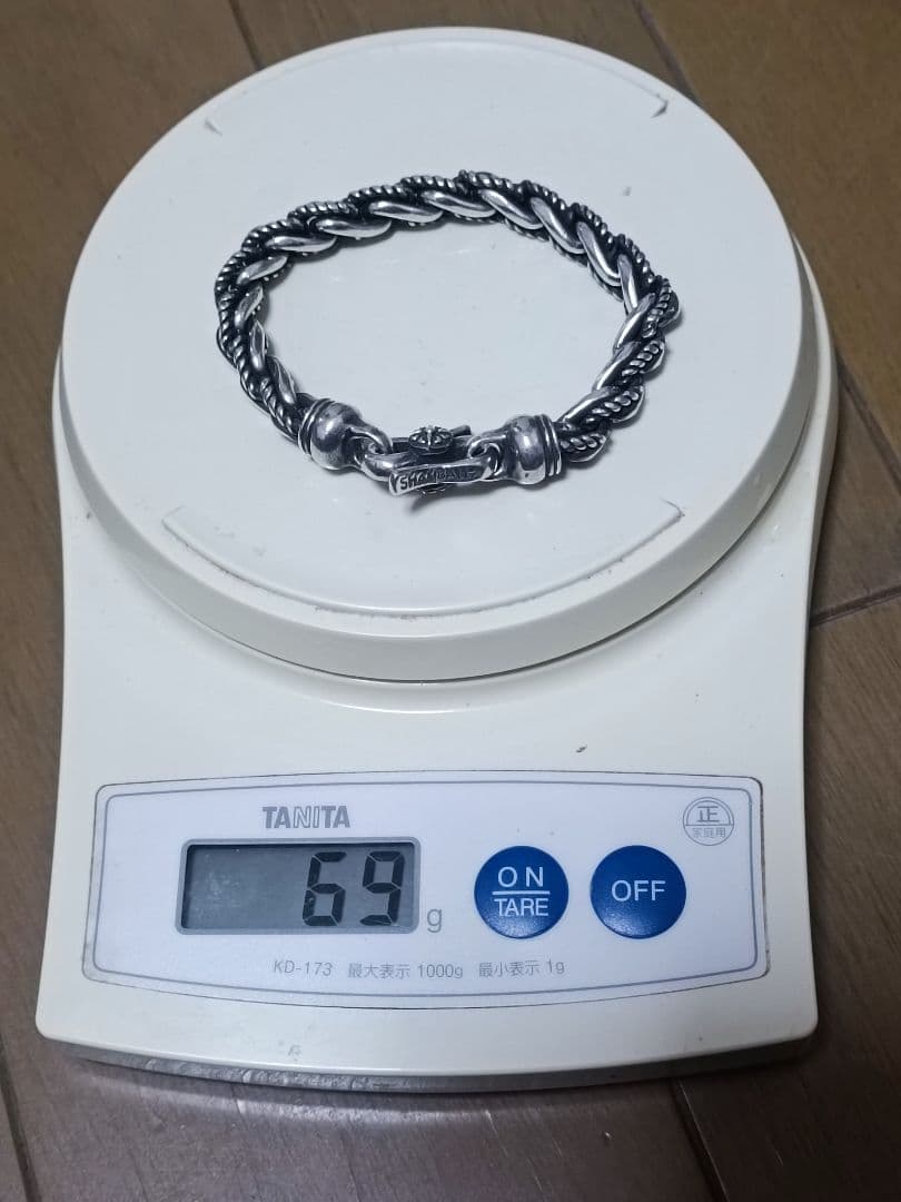 SHAMBALLA シルバー ツイストブレスレット