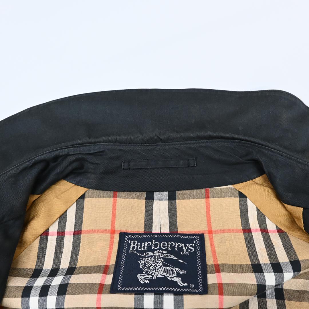 47333★バーバリーズ コート ノバチェック トレンチコート　ノヴァチェック