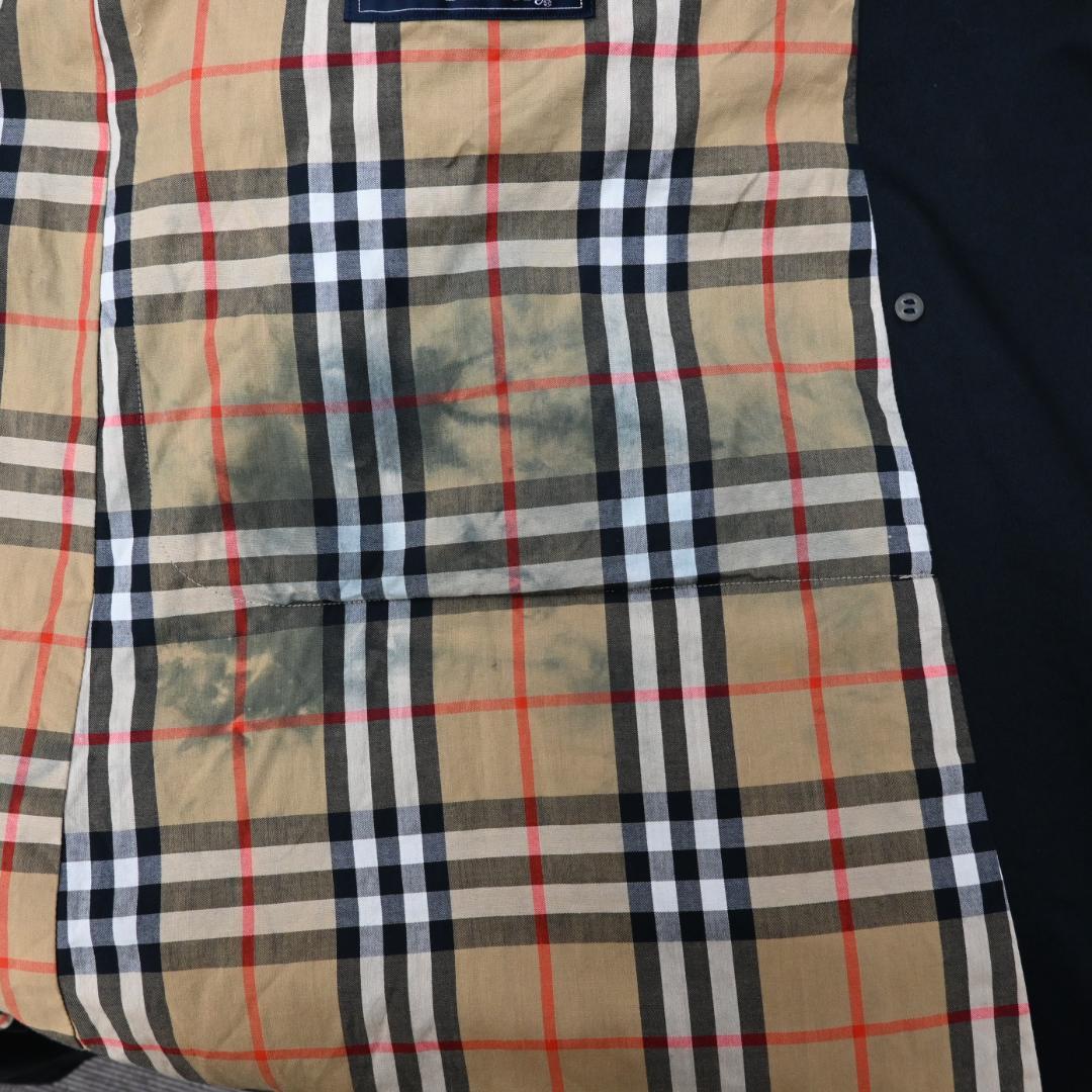 47333★バーバリーズ コート ノバチェック トレンチコート　ノヴァチェック