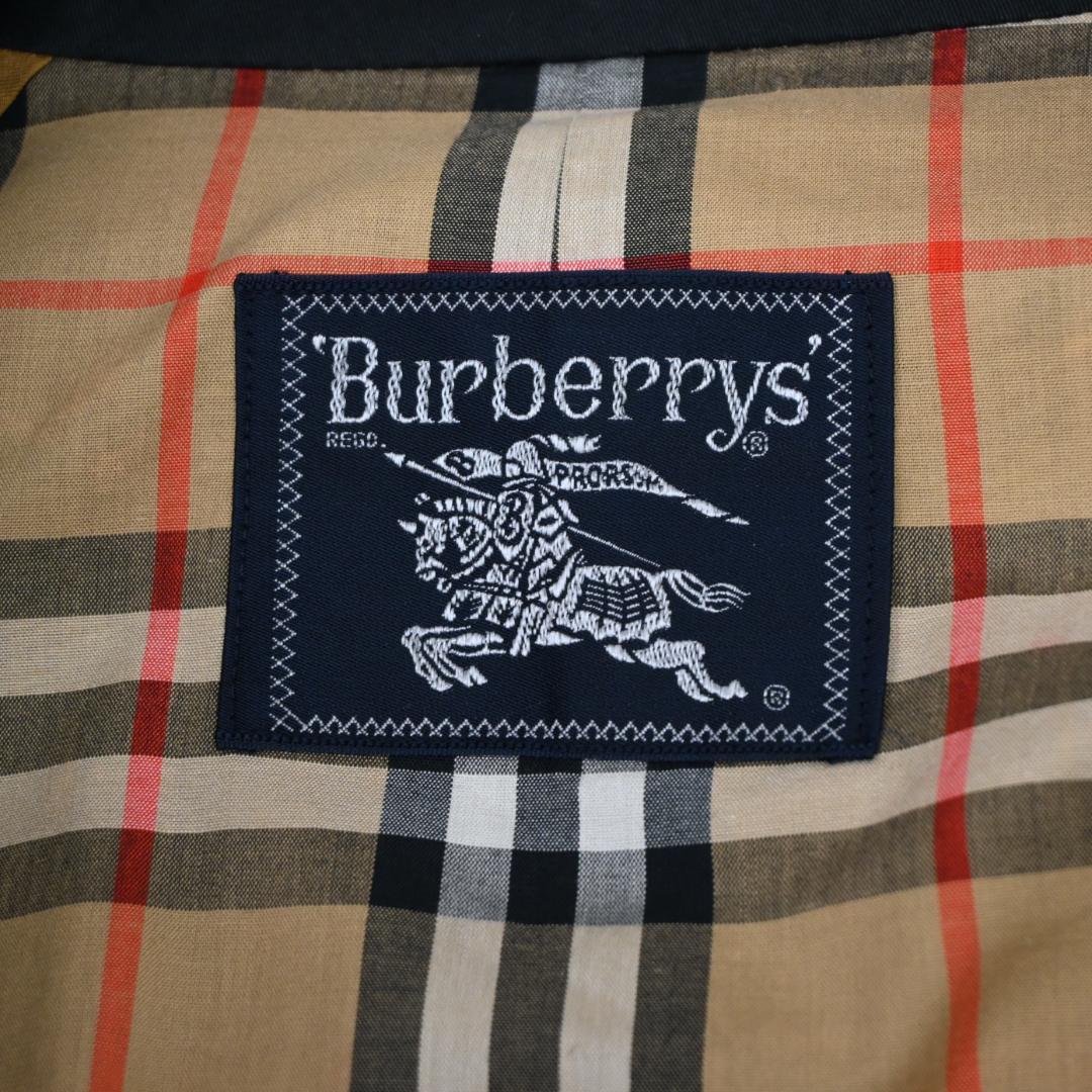 47333★バーバリーズ コート ノバチェック トレンチコート　ノヴァチェック