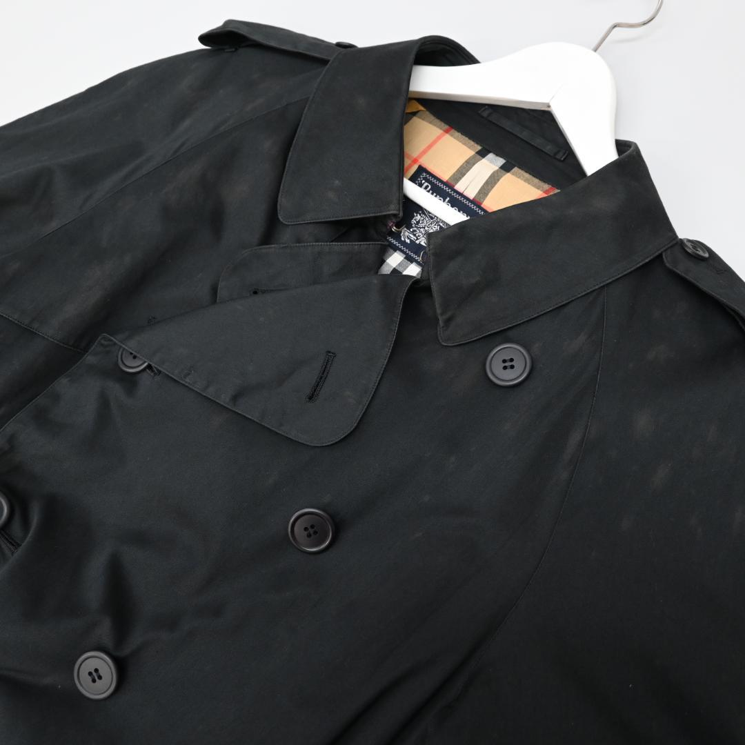 47333★バーバリーズ コート ノバチェック トレンチコート　ノヴァチェック