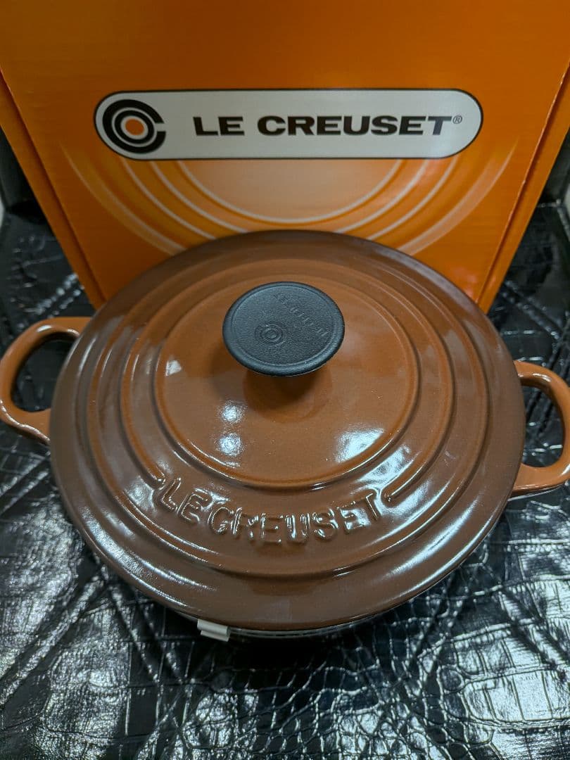 【新品未使用】LE CREUSET ル・クルーゼ ブラウン 鍋 18cm