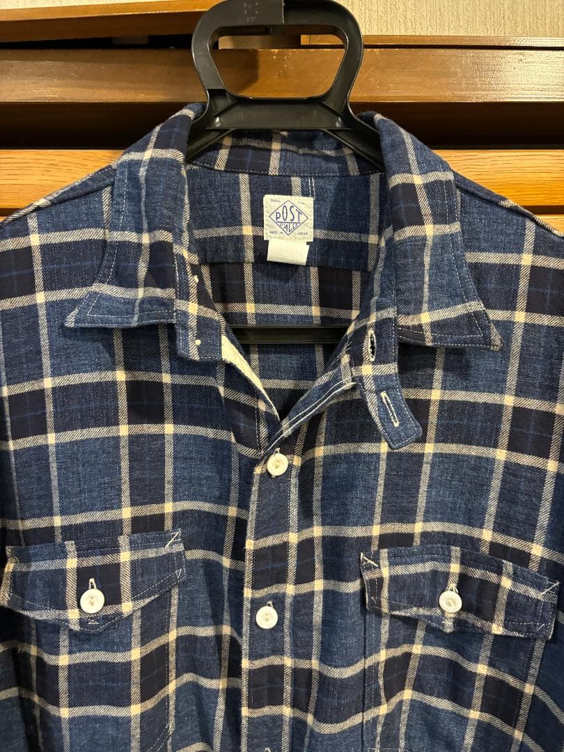 POST OVERALLS THE NAVY CUT2 サイズXL