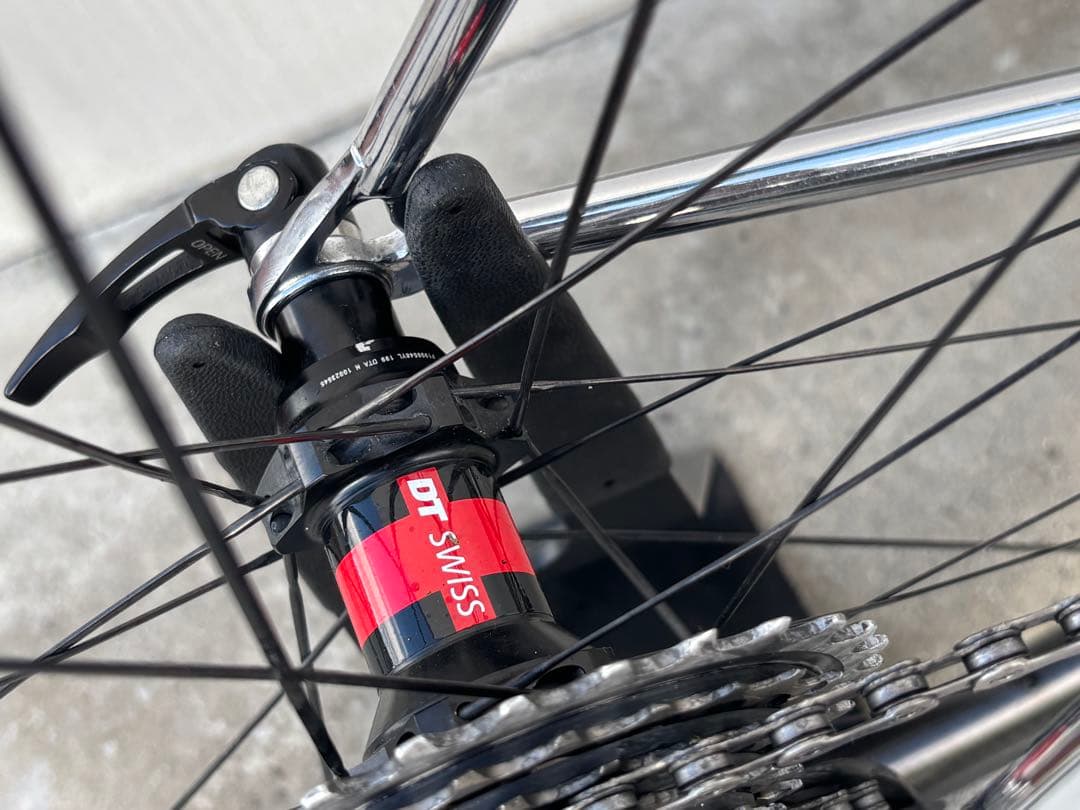 クロモリ　スチールロードバイク 700c 7.6キロ