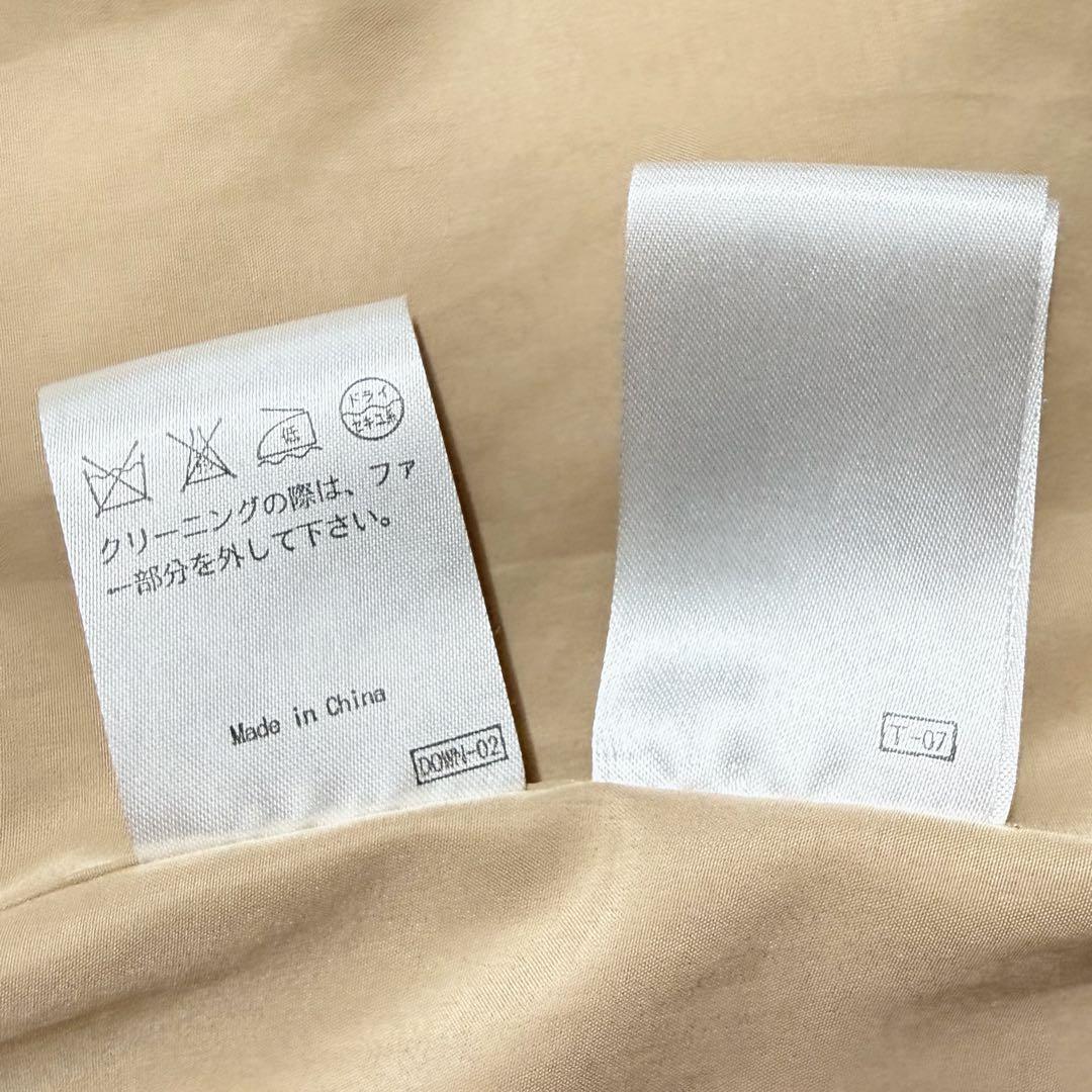 美品♪ XL・LL ルイルエブティック 金ジップ金ボタン ダウンコート