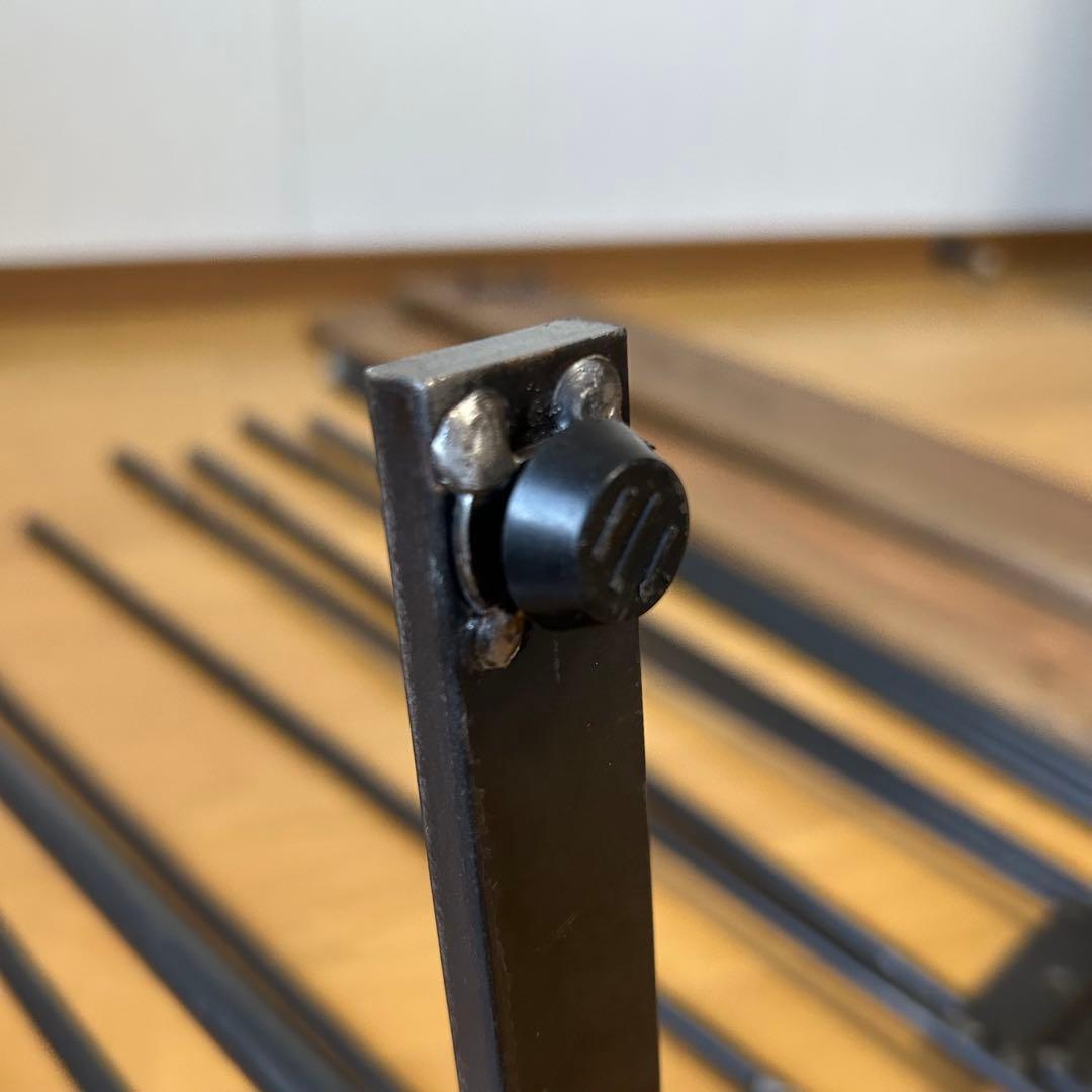 ハンガーラック　アイアン家具　引っ越し　コンパクト　アンティーク　幅900 分割