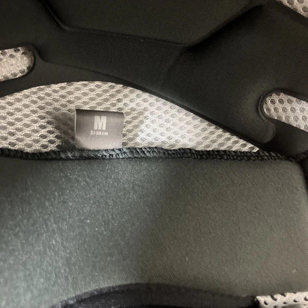 アチェルビス　オフロードヘルメットM サイズ　ほぼ新品　レッド/ホワイト