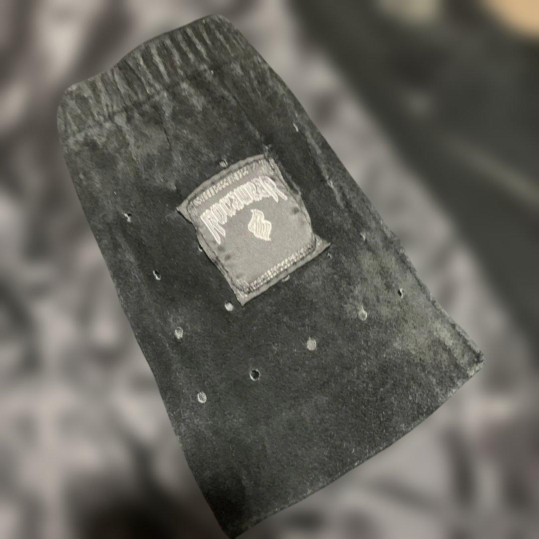 ROCAWEARスウェードジャケットブラックサイズ表記2XL