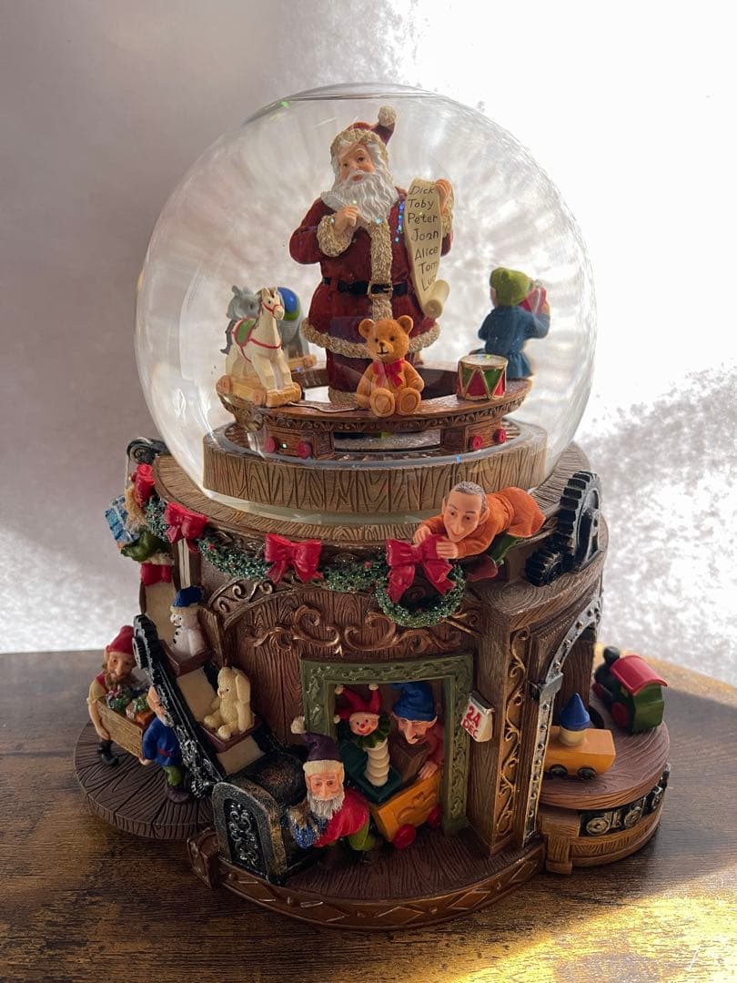 KIRKLAND サンタクロース スノードーム オルゴール