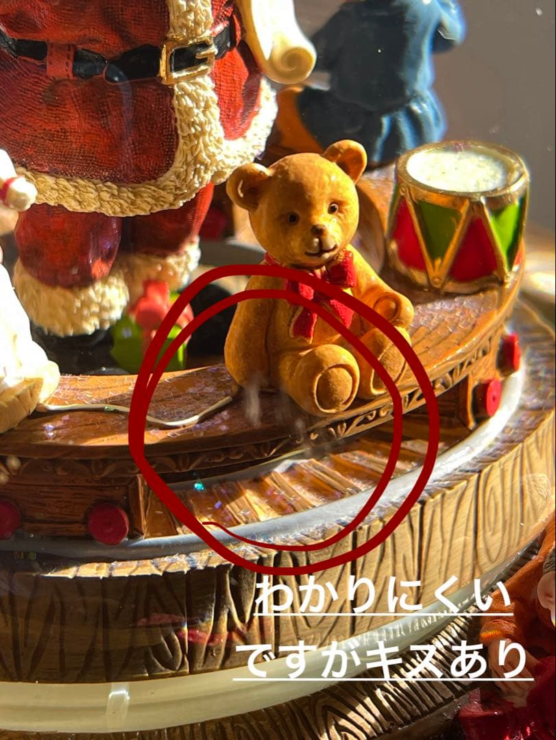 KIRKLAND サンタクロース スノードーム オルゴール