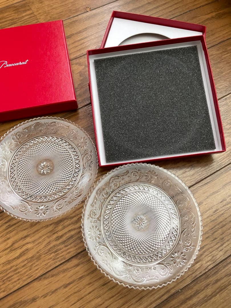 バカラ　アラベスクプレート　12cm 2枚組