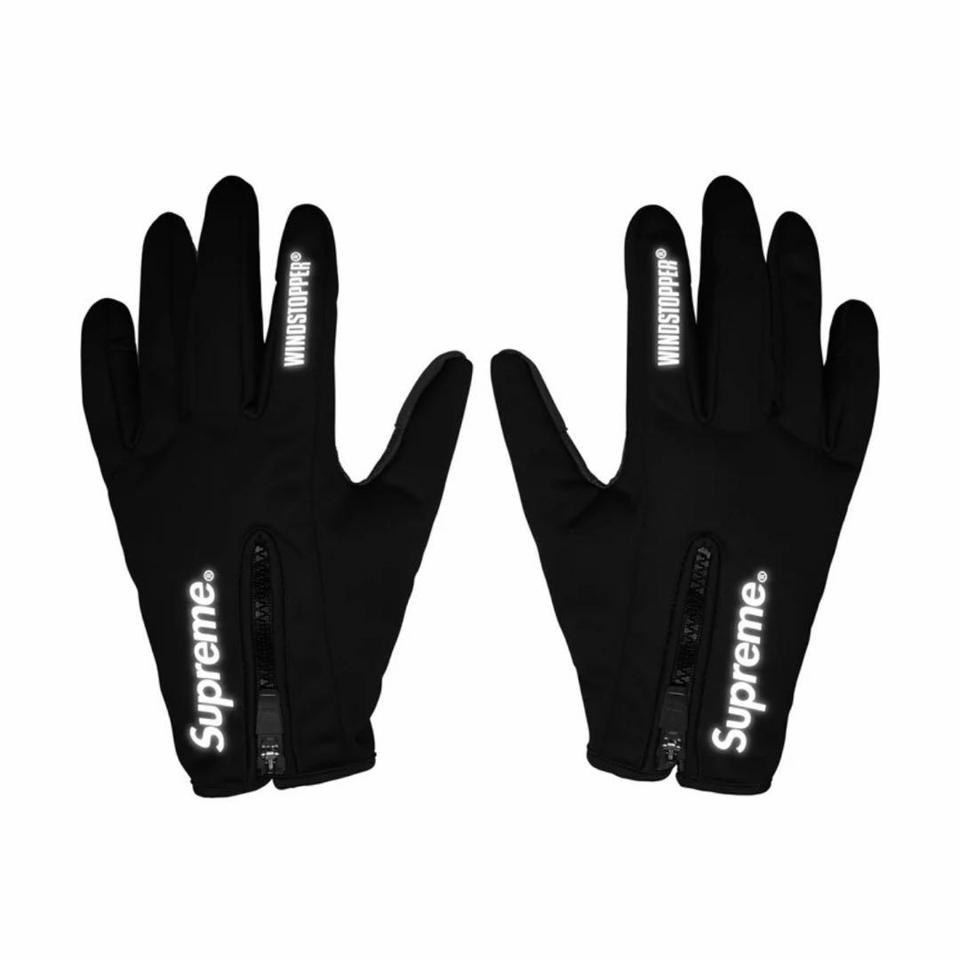 25fw Supreme WINDSTOPPER Zip Gloves手袋 M
