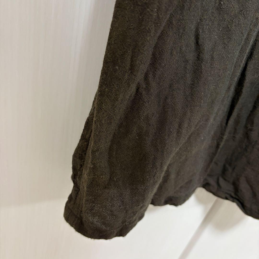 タマキニイメ ストンT プルオーバー 綿 焦茶色　ブラウン　トップス　中古美品