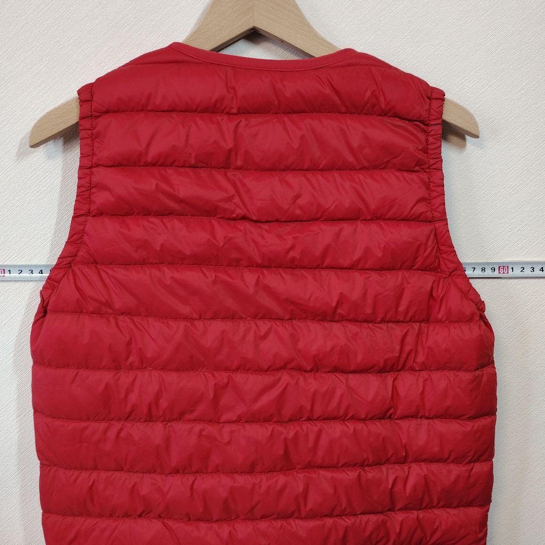 DANTON レッド キルティングベスト