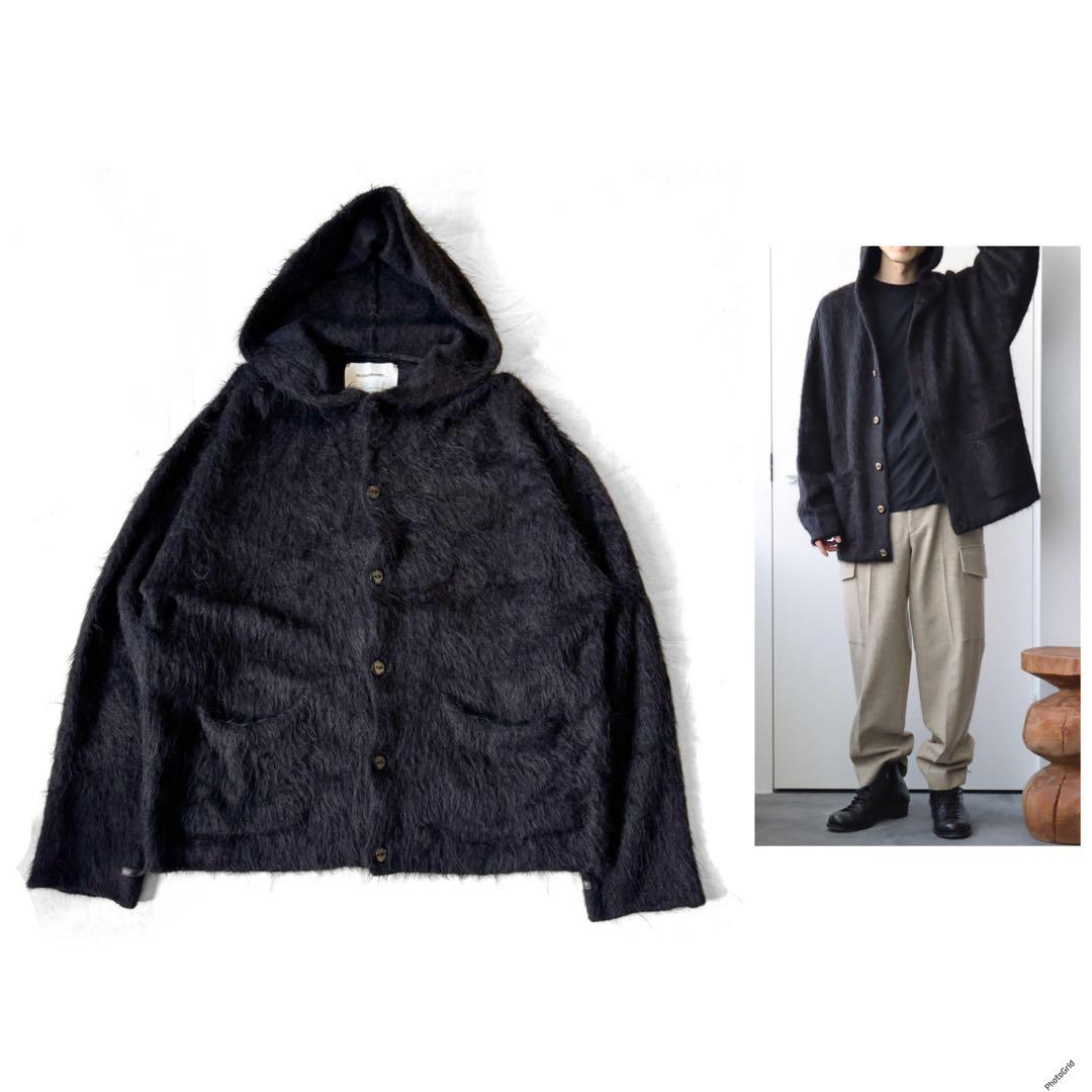 THE INOUE BROTHERS アルパカ ニット フード カーディガン