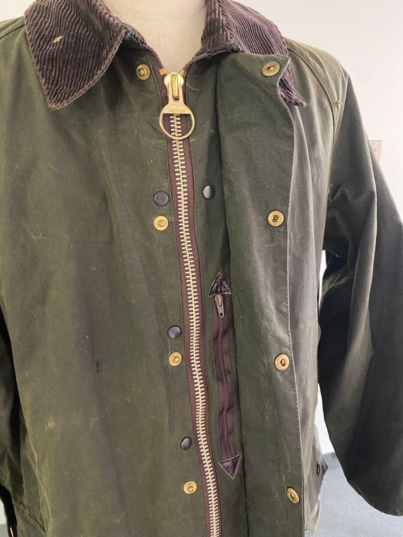 Barbour バブアー Beaufort グリーン コーデュロイ襟 ジャケット
