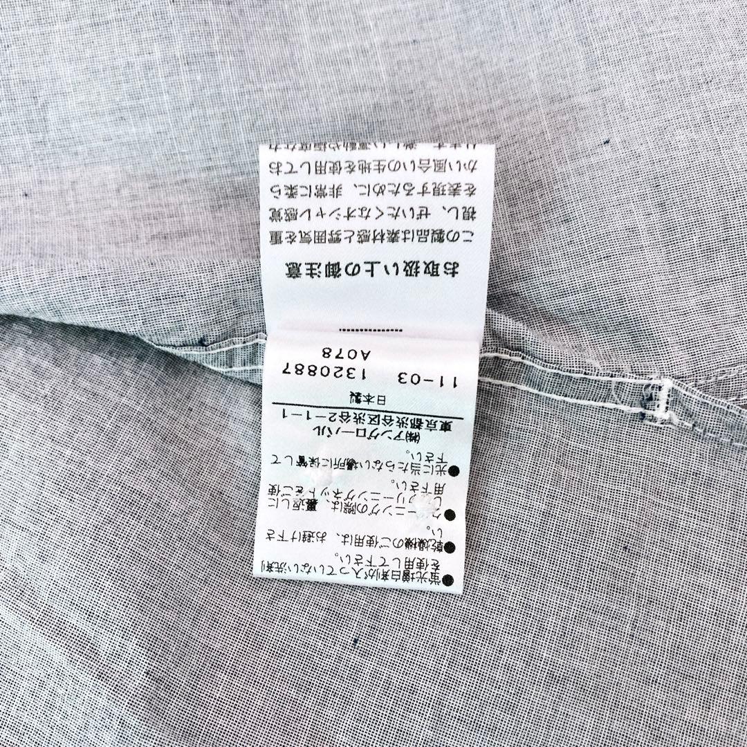 ☆新品未使用品☆マーガレットハウエルMHL半袖シャツ　グレー　Ｍ　コットン100