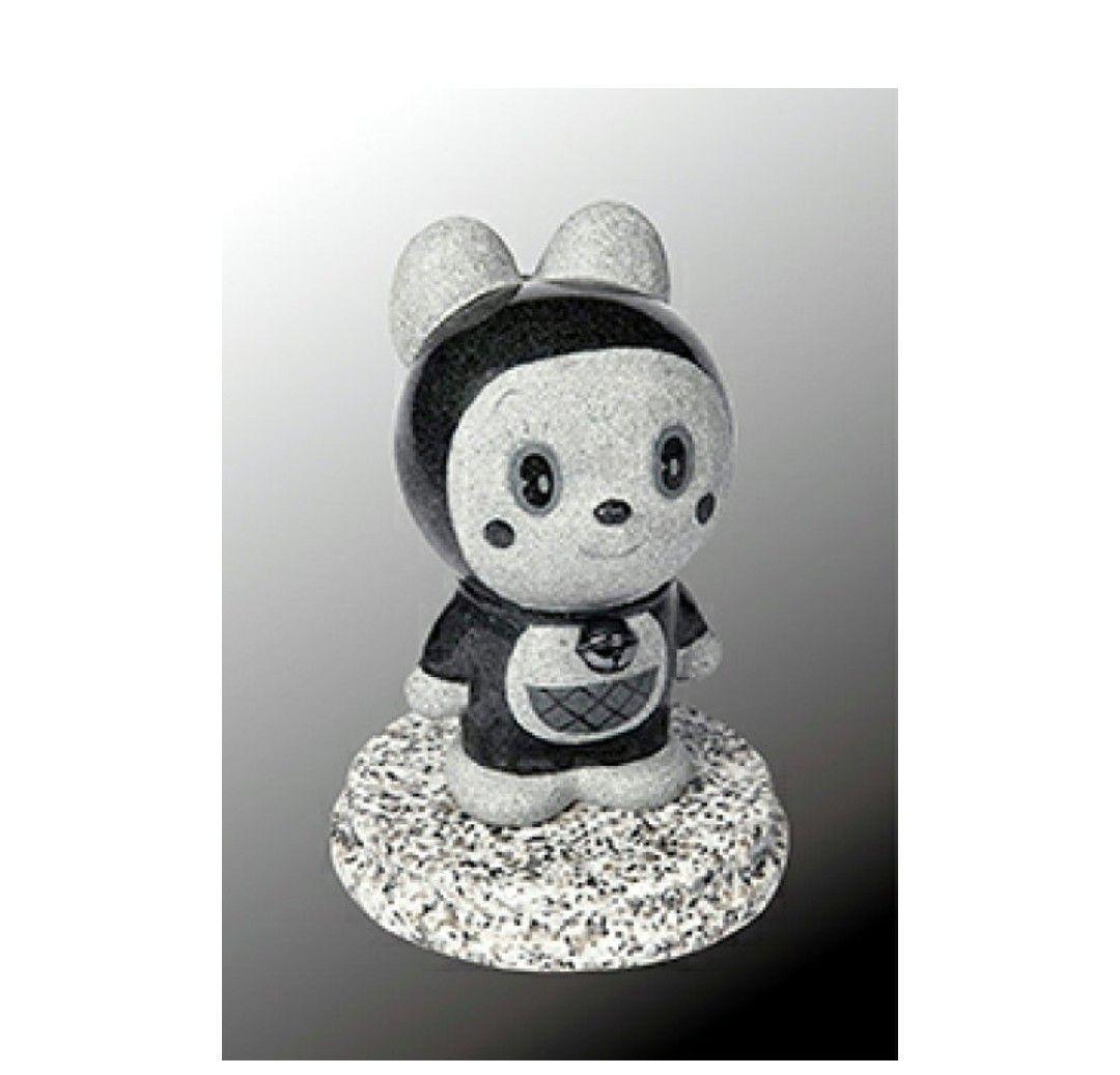 ドラミちゃん石像御影石