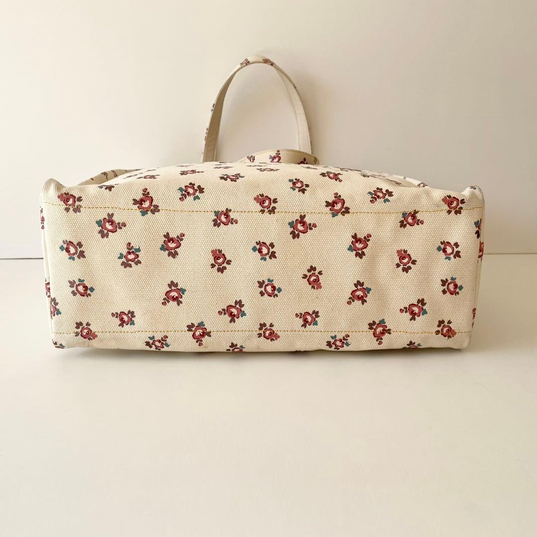 【極美品】COACH トートバッグ 花柄 ホース アンド キャリッジ 馬車 A4