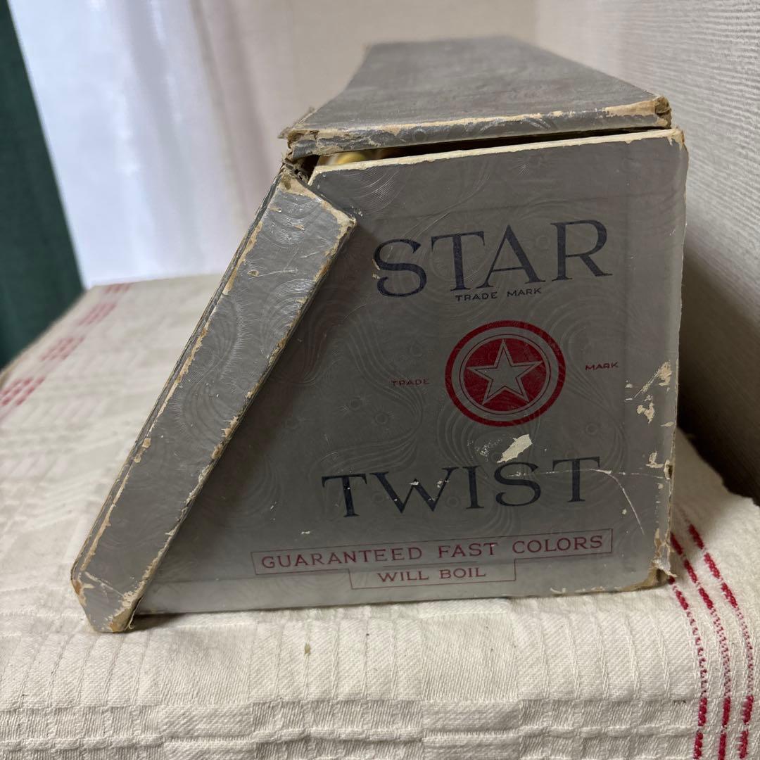 USA ビンテージ　販売促進　糸什器　糸ケースと糸　セット