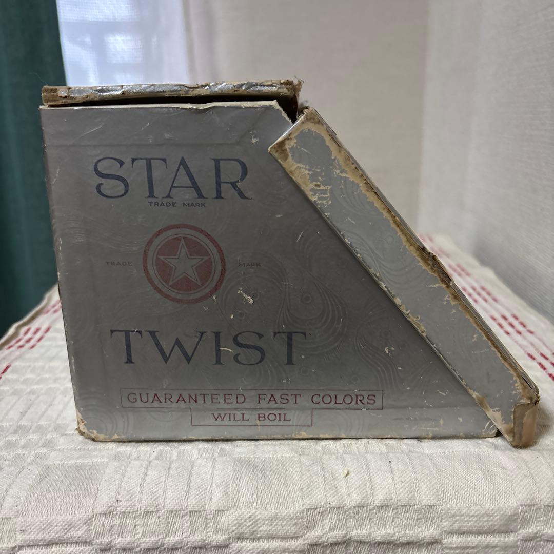 USA ビンテージ　販売促進　糸什器　糸ケースと糸　セット