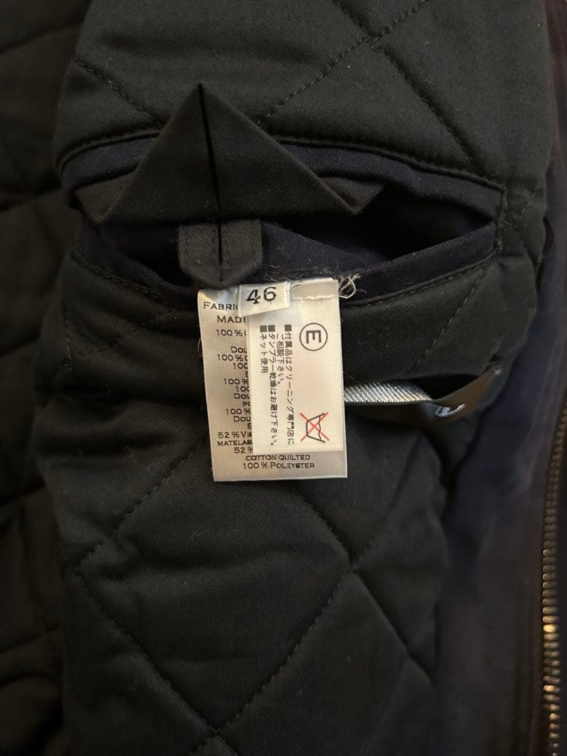 BALMAIN ライダース　MA1ダークグレー ジップアップジャケット　46