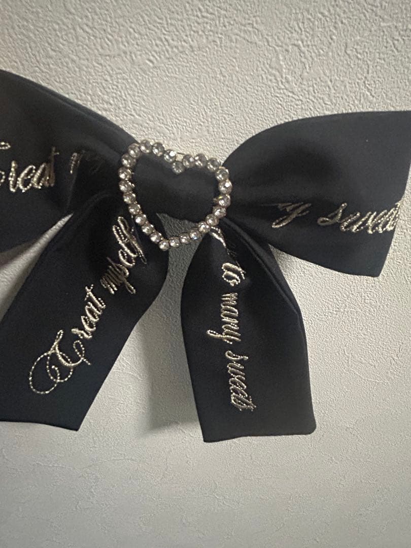 【LIZLISA】アフタヌンティー柄 黒