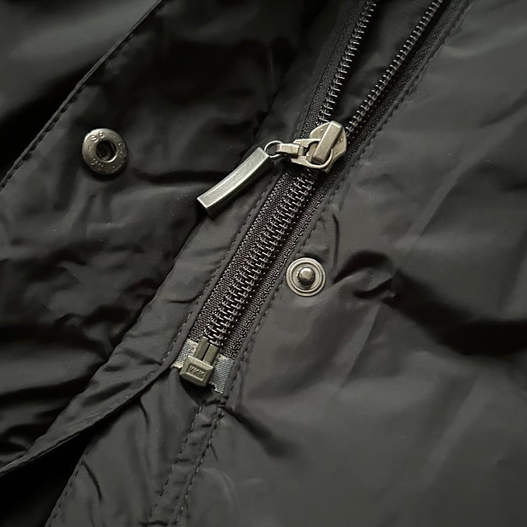 極美品 ピエールカルダン フォックスファー ダウンコート Aライン ベルト 黒