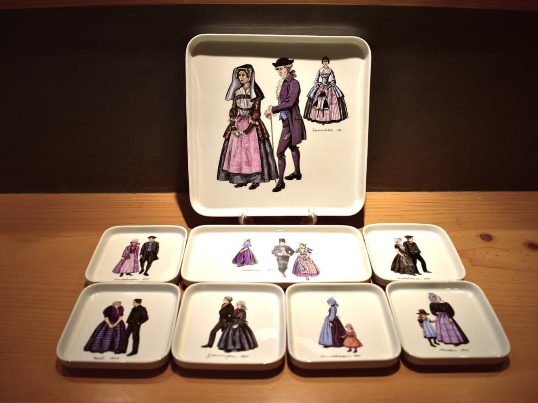 ドイツ ビレロイ＆ボッホ Villeroy & Boch 8点セット 皿プレート