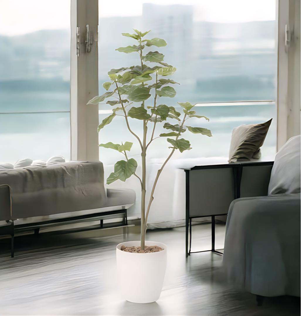 光触媒　人工観葉植物　フェイクグリーン　ウンベラータツリー1.8gp