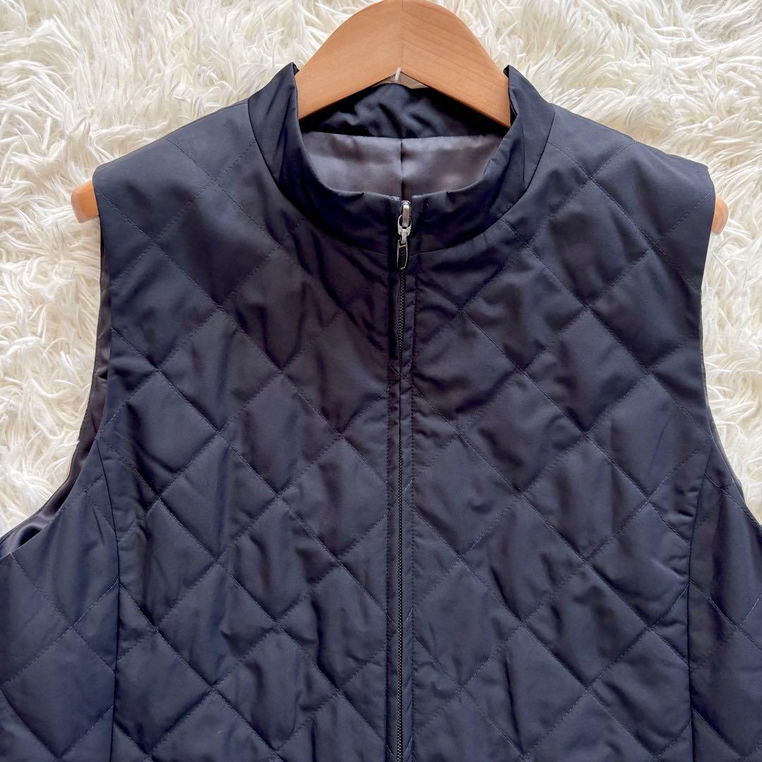 2025年モデル 極美品 レリアン キルティングベスト 現行 大きいサイズL