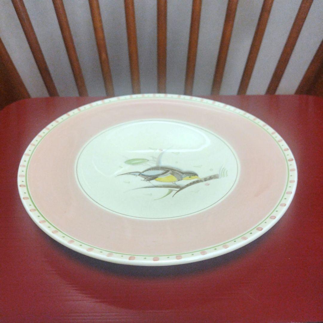 希少！スージークーパーの代表作「ウッドペッカー」22.5cmプレート、1932年