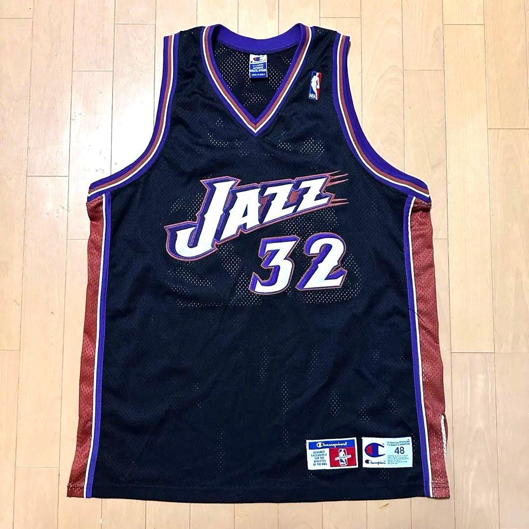 Utah Jazz カール・マローン #32 刺繍ユニフォーム 48